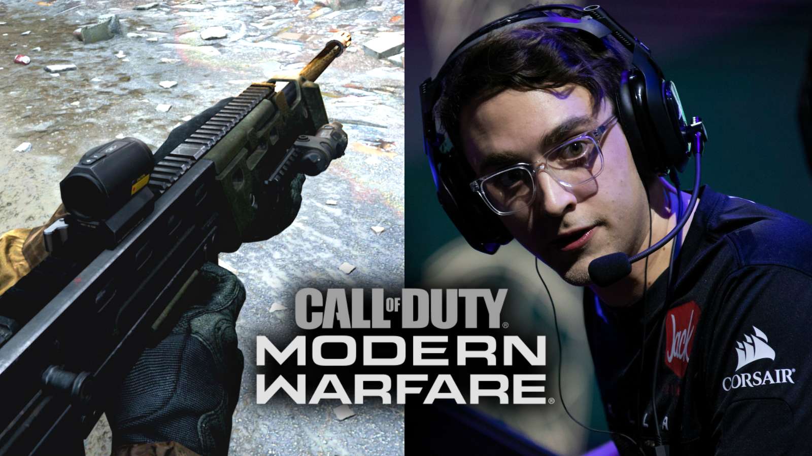 Weapon in Modern Warfare with Clayster