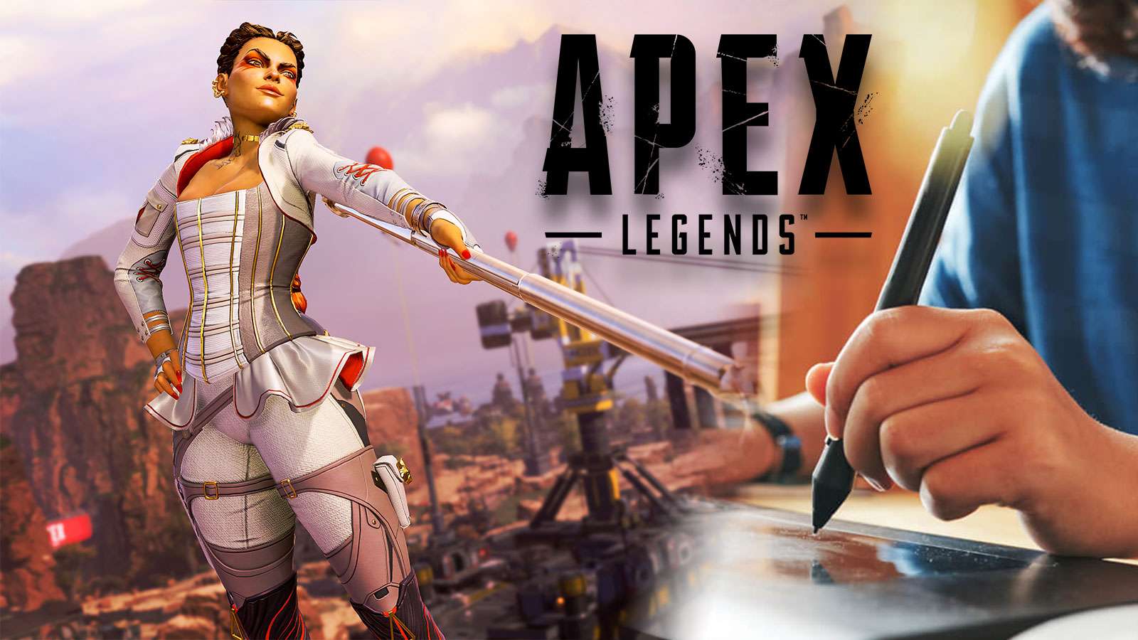 Playing apex legends with a pen