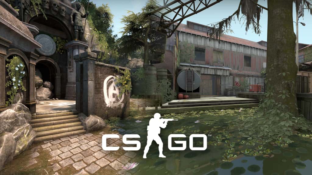 Mutiny A site and Swamp map in CSGO