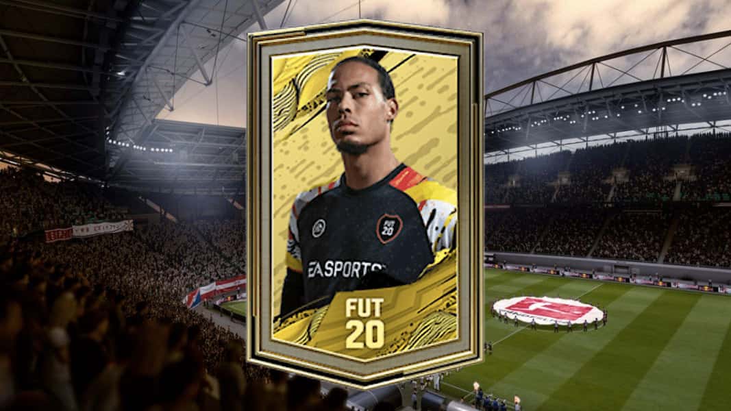 FIFA 20 pack on a stadium backdrop