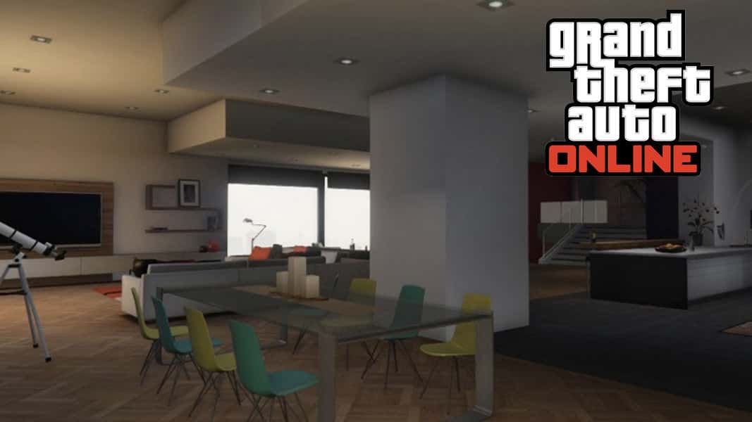 The inside of a GTA Online apartment