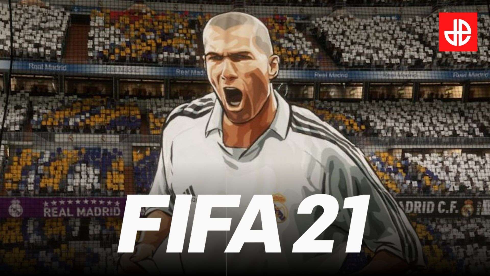 Zinedine Zidane in Real Madrid crowd on FIFA 20