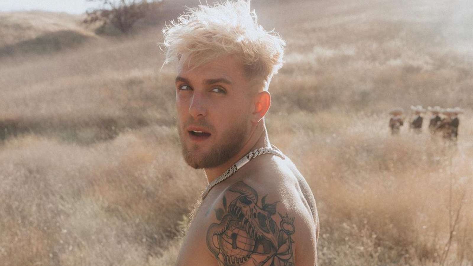 Jake Paul filming music video for Fresh Outta London