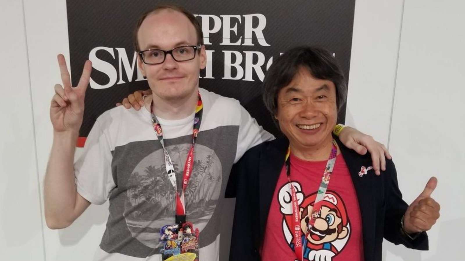 Smash God Mew2King and Shigeru Miyamoto