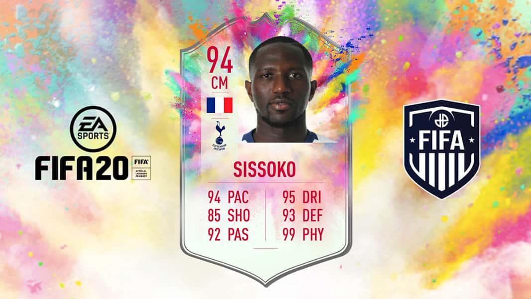 Moussa Sissoko's Summer Heat card from FIFA 20