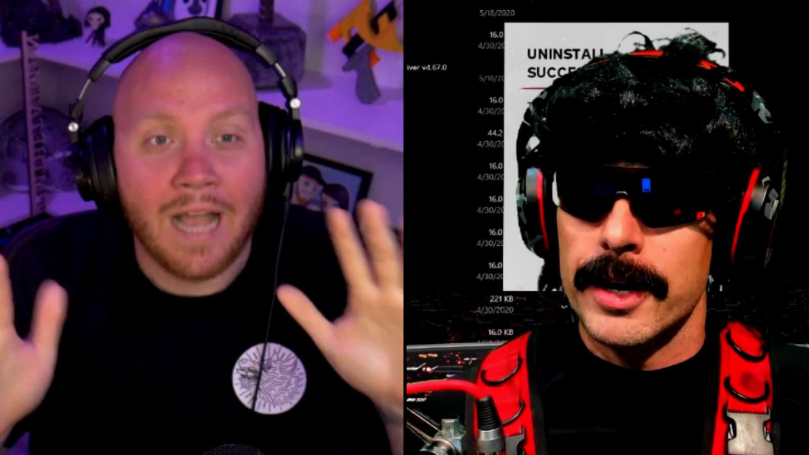 TimTheTatman and Dr Disrespect after Twitch ban