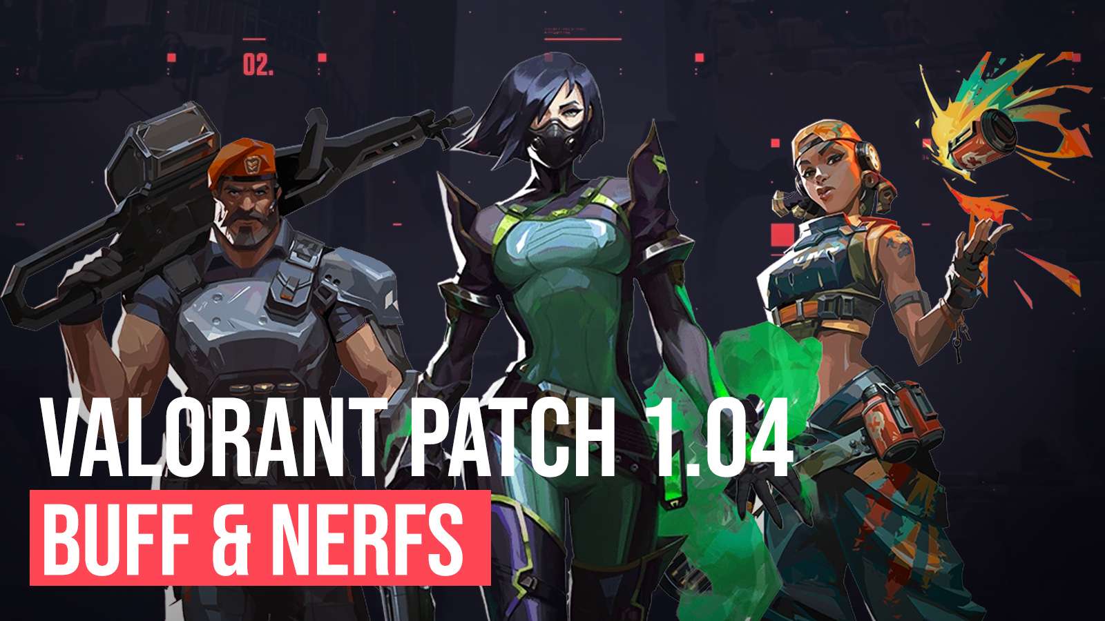 Valorant buffs and nerfs Patch 1.04