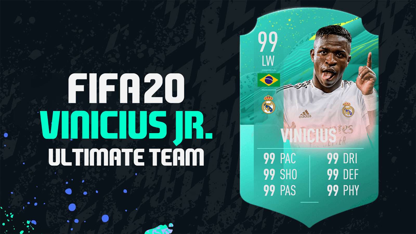 Vinicius Jr FIFA 20 FUT squad lineup