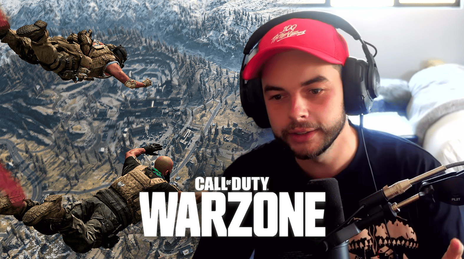 Call of Duty Warzone dropping in / Nadeshot playing Warzone while live on Twitch