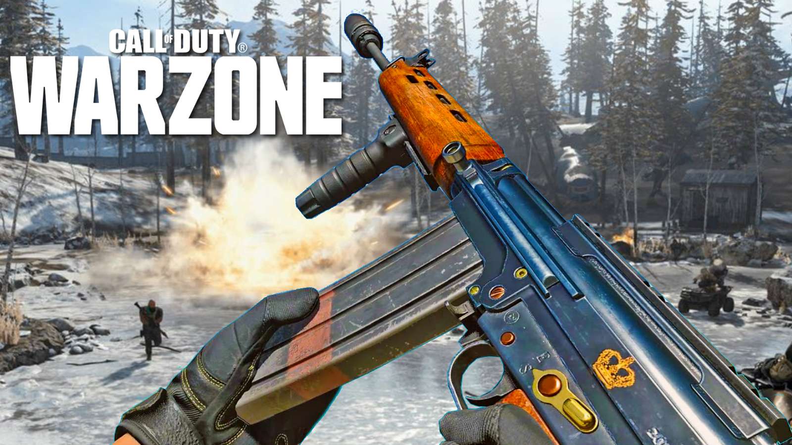 FAL in Warzone being reloaded