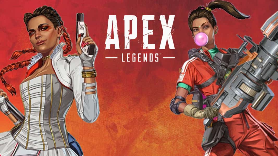 Loba and Rampart in Apex Legends