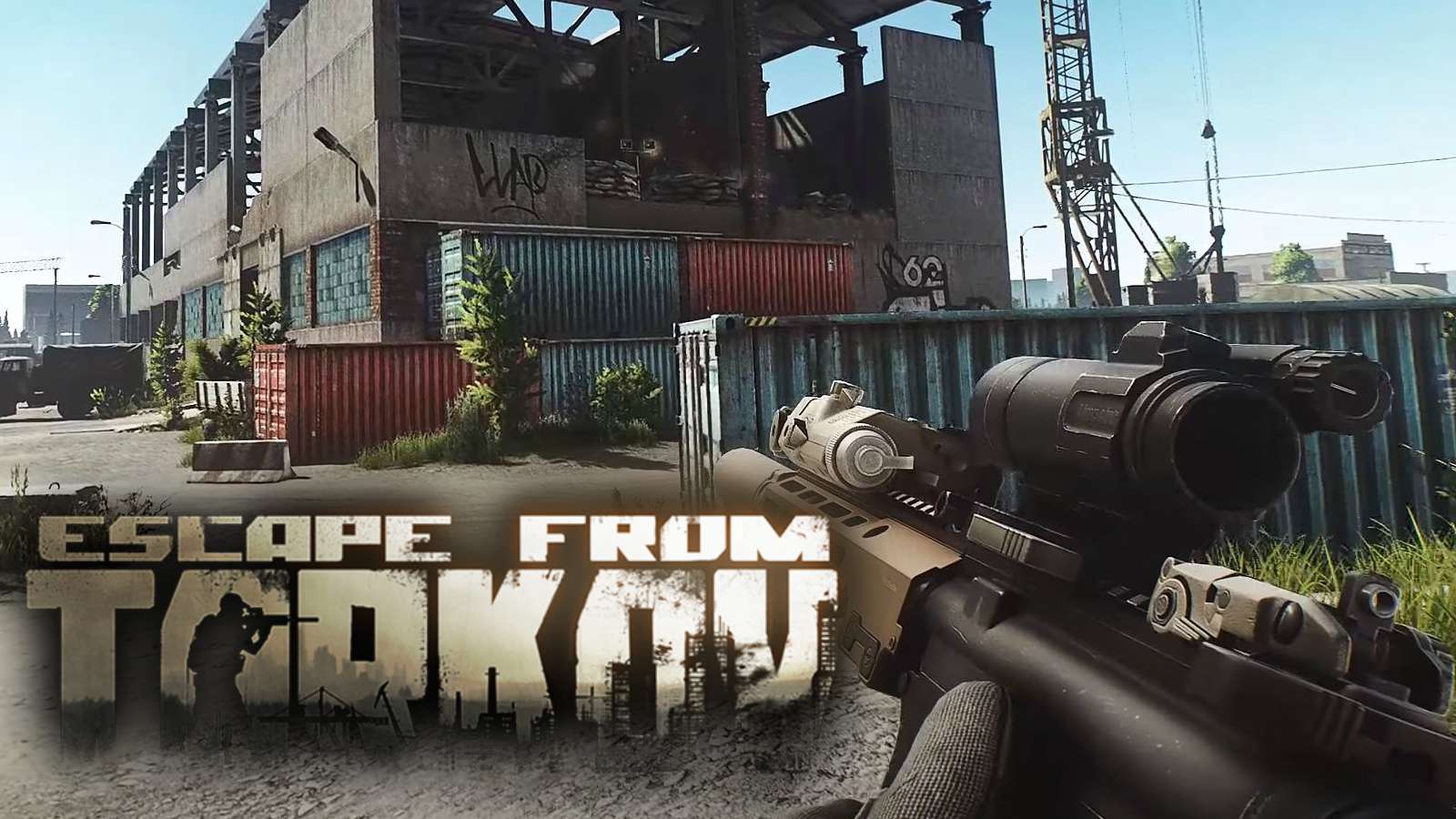 Escape from Tarkov gun and logo