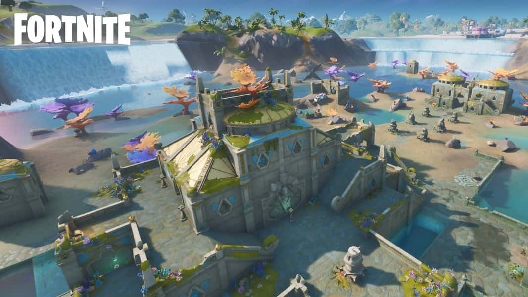 Part of the Coral Castle Fortnite POI