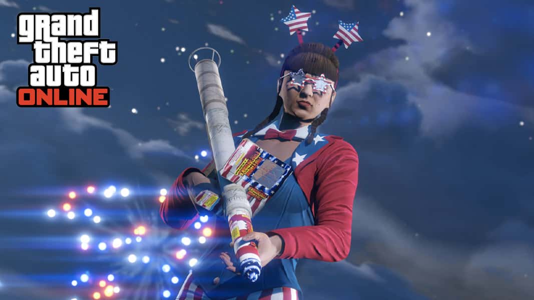 GTA Character with Fireworks Launcher