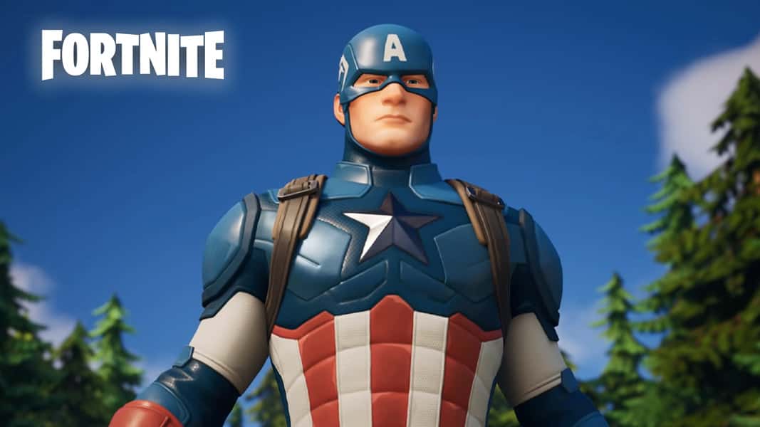 Captain America Fortnite skin