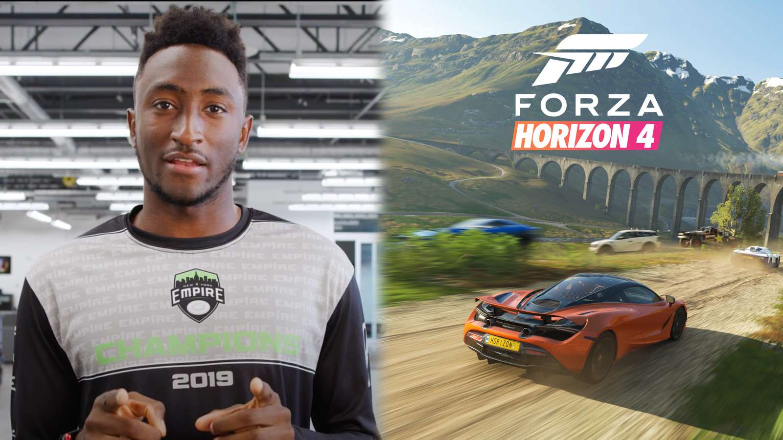 Marques Brownlee plays Forza Horizon 4 in 8K