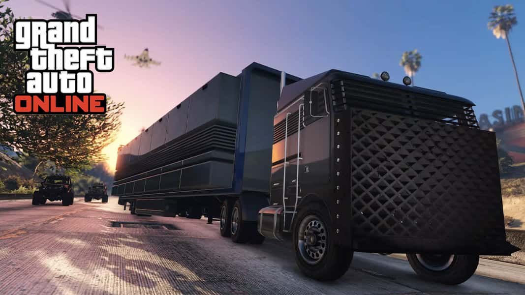 A mobile operations centre in GTA Online