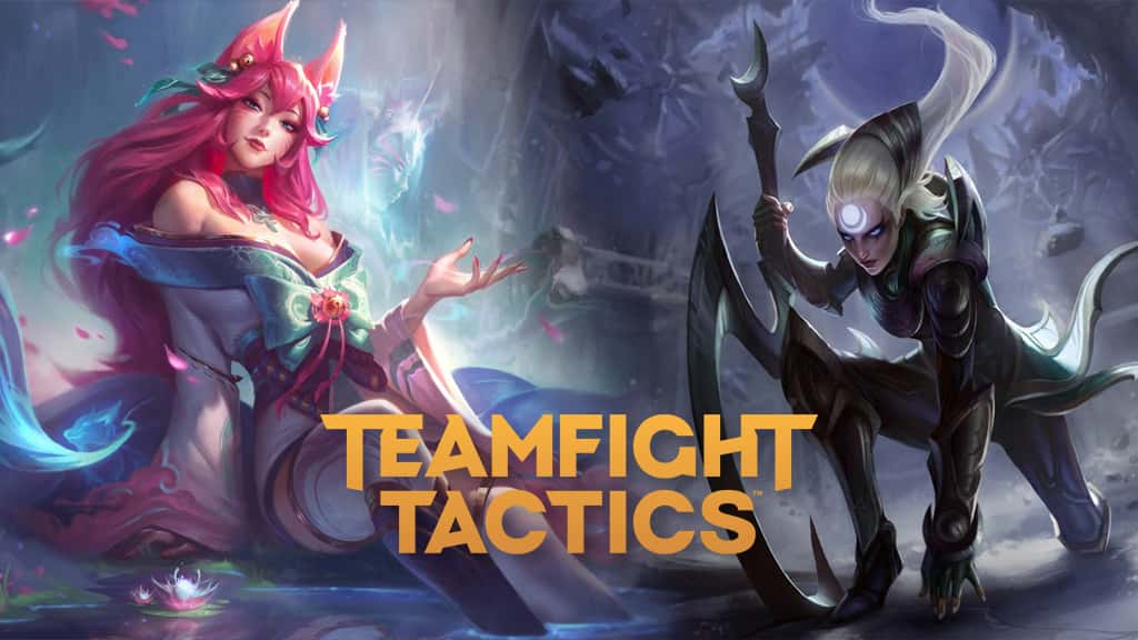 Spirit Blossom Ahri and Diana in TFT Fates