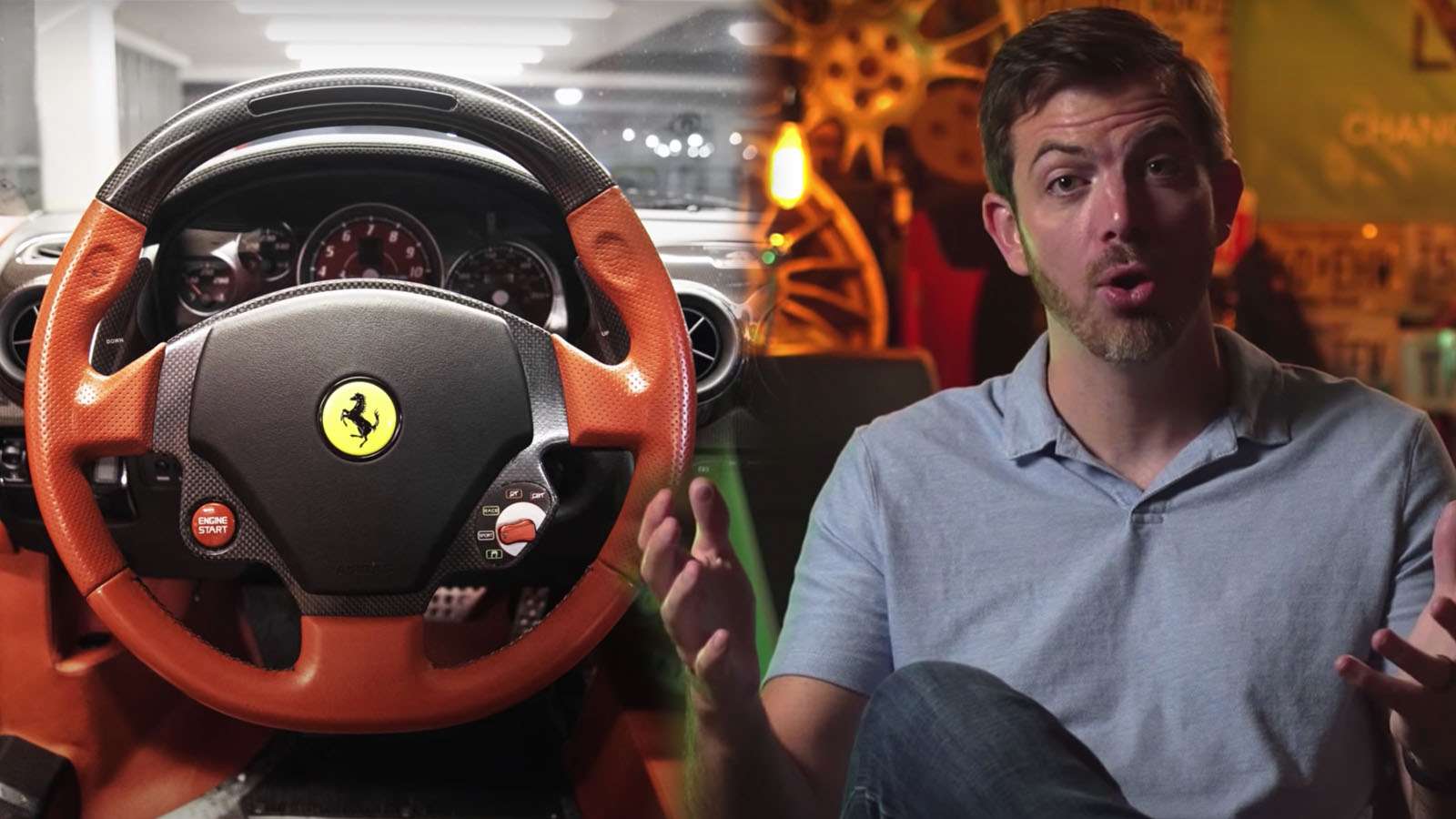 VINwiki with Ferrari Steering Wheel
