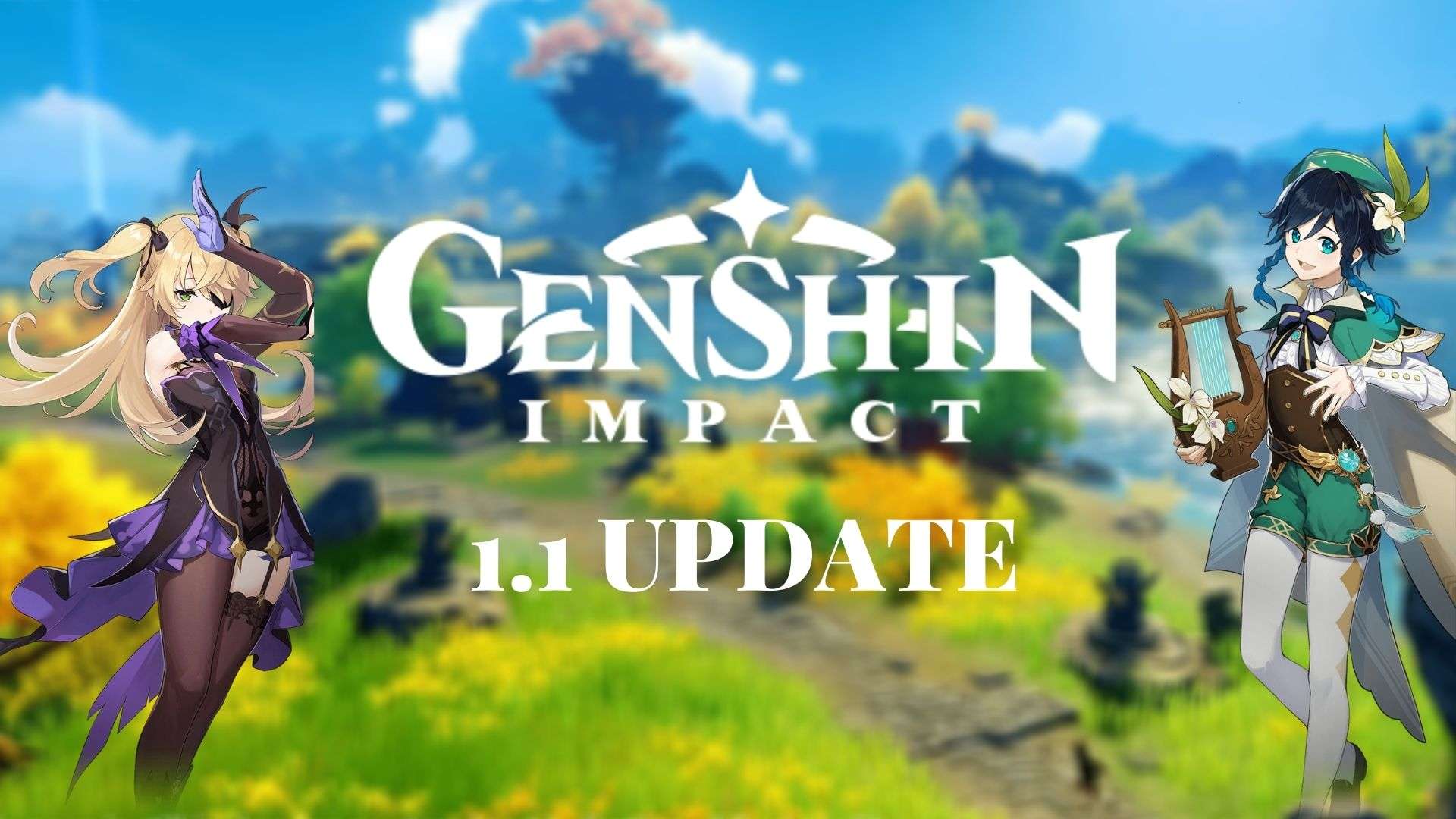 Genshin Impact 1.1 update