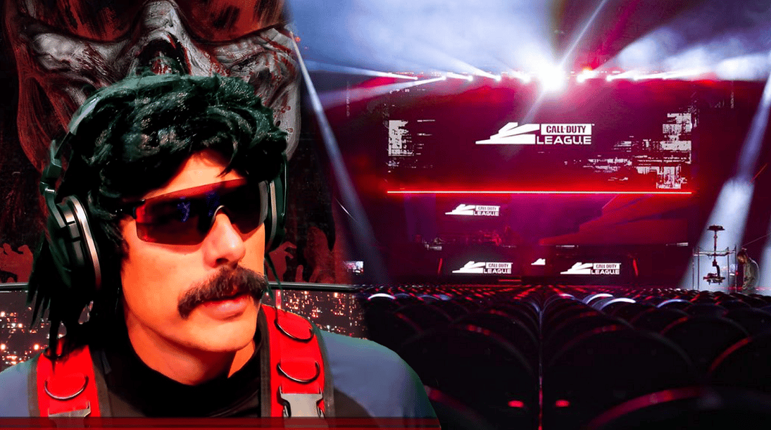 Call of Duty League stage with Dr Disrespect