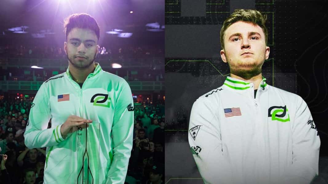 Dashy next to TJHaLy while on OpTic Gaming