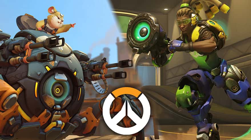 Overwatch Wrecking Ball and Lucio gameplay