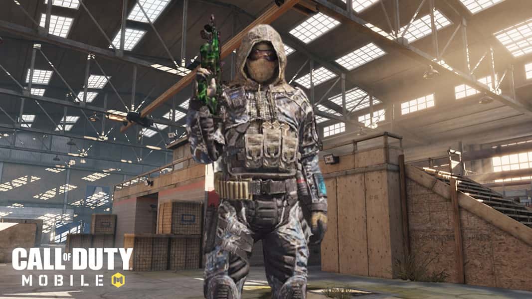 CoD Mobile character standing tall