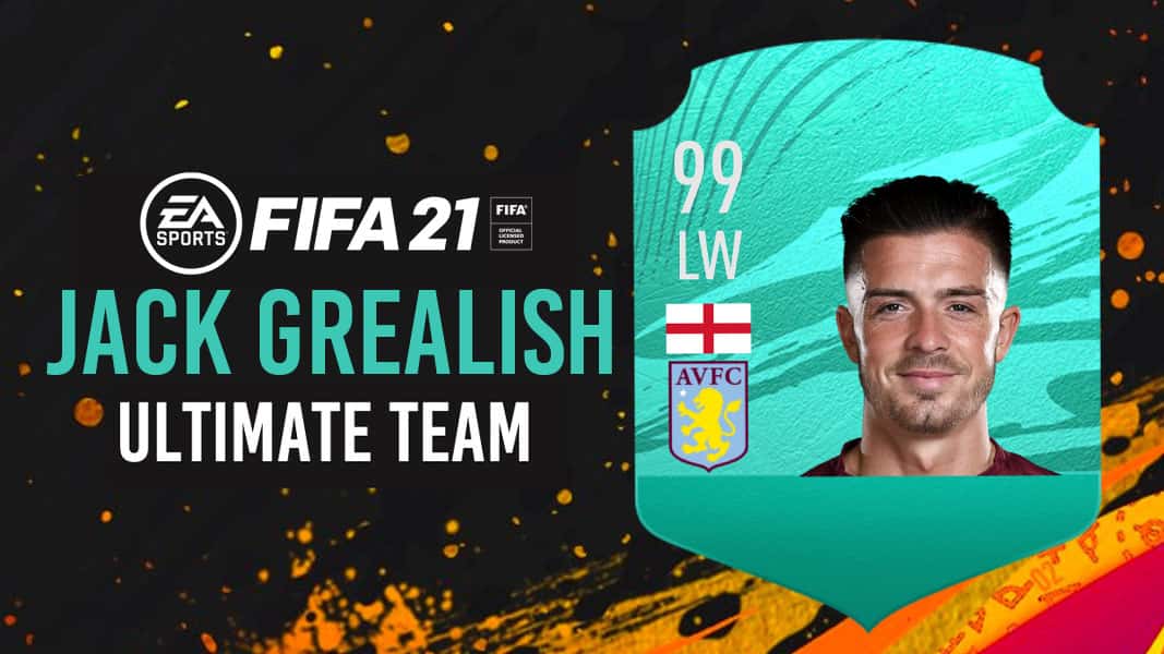 FIFA 21 pro player card for Jack Grealish