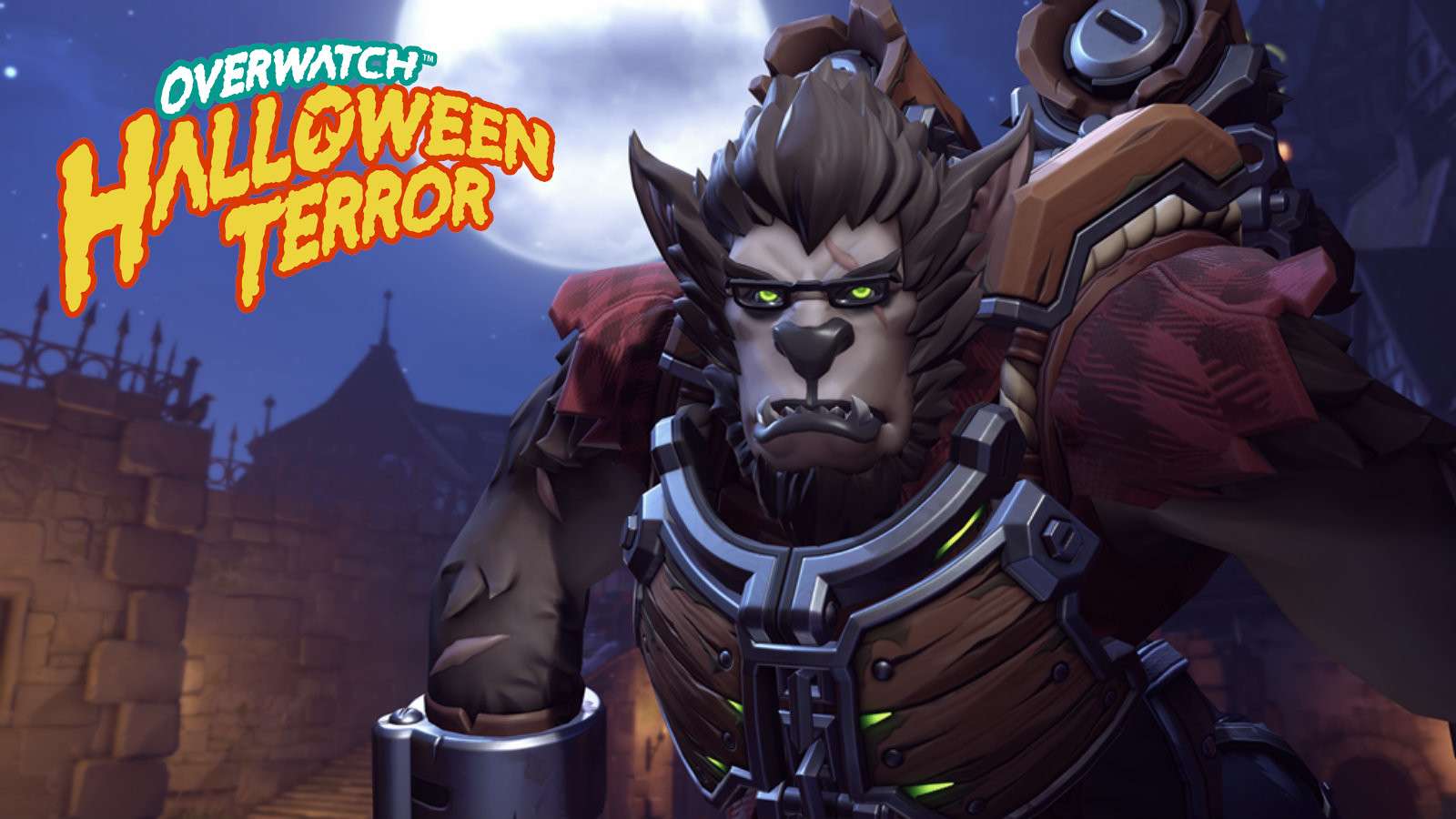 Winston Halloween Werewolf skin