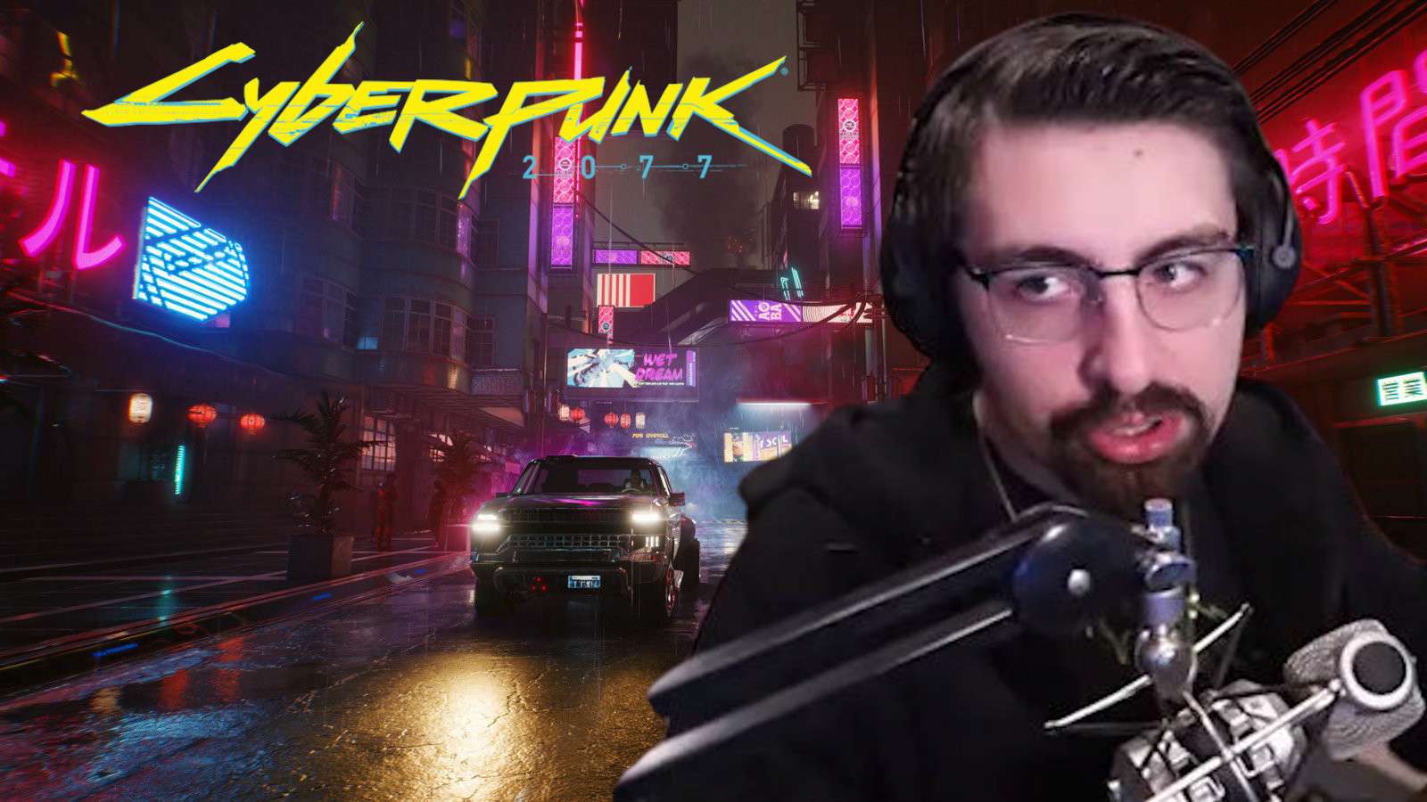 Shroud and Cyber Punk 2077