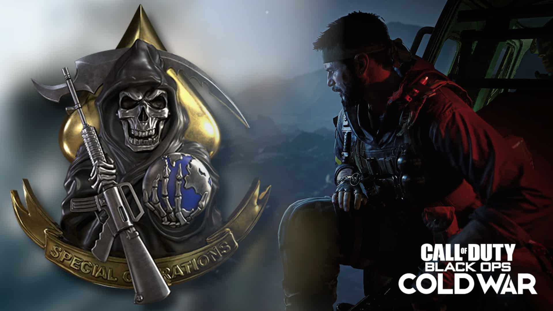 Black Ops Cold War Prestige logo next to campaign screenshot