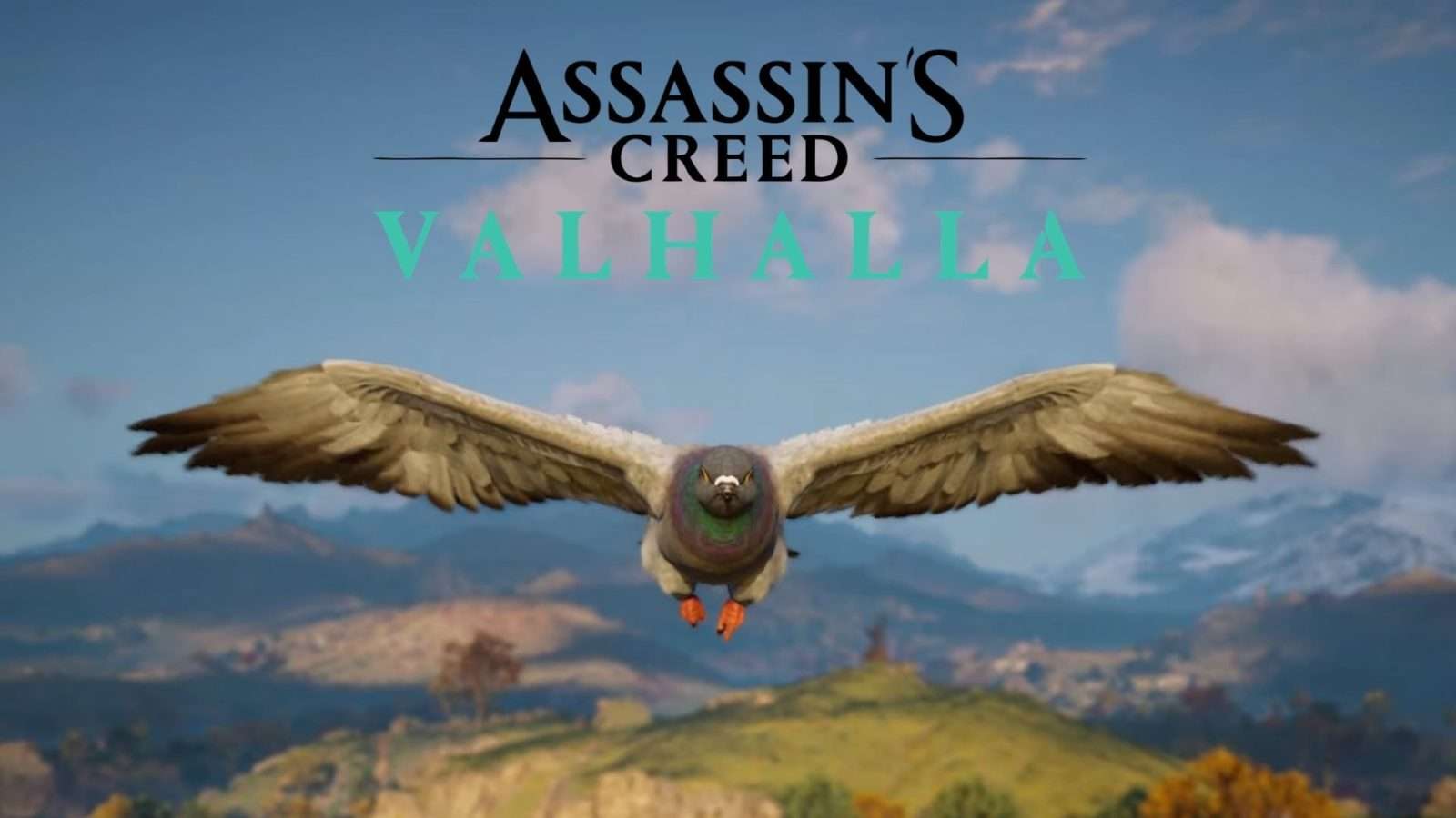 synin as a pigeon in ac valhalla