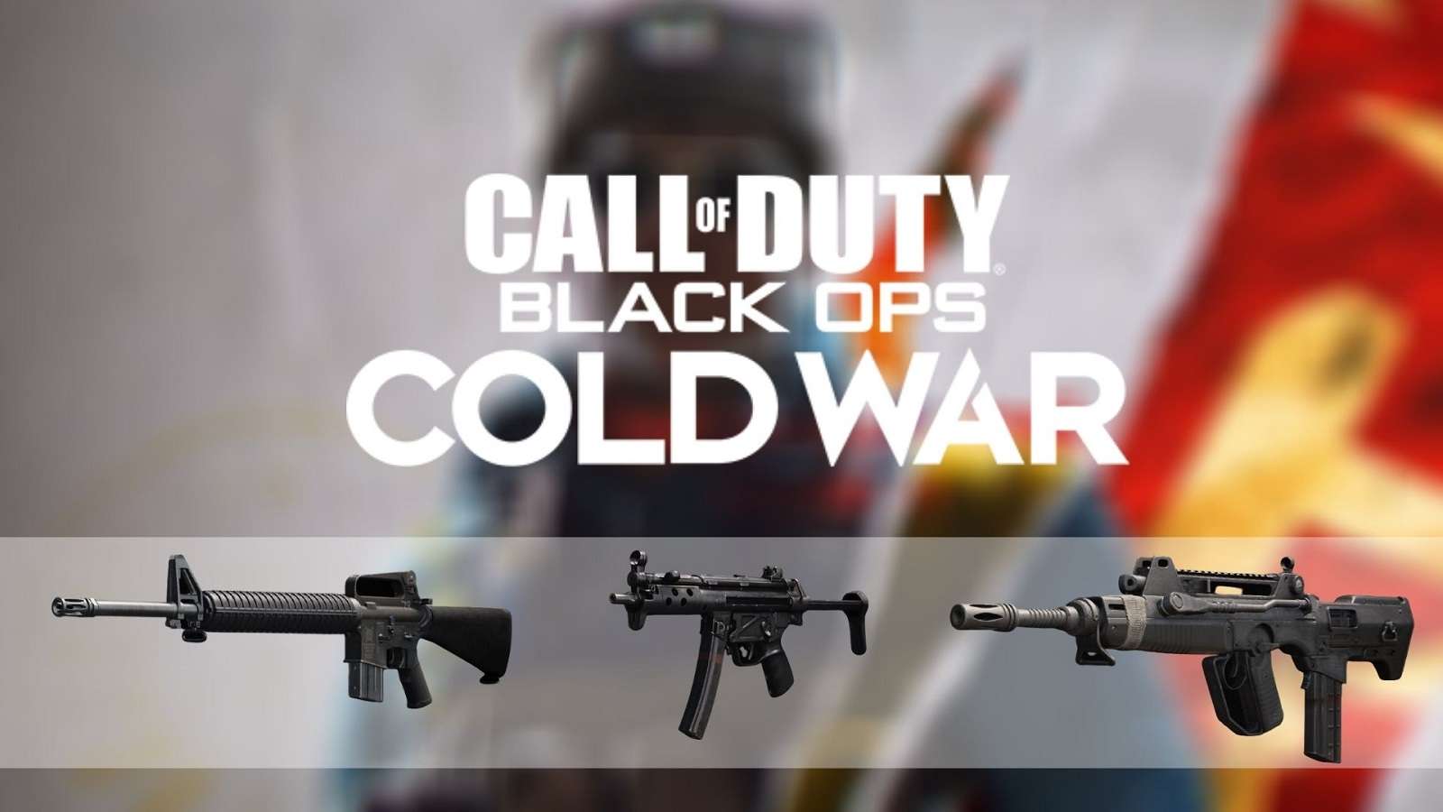 Black Ops Cold War guns