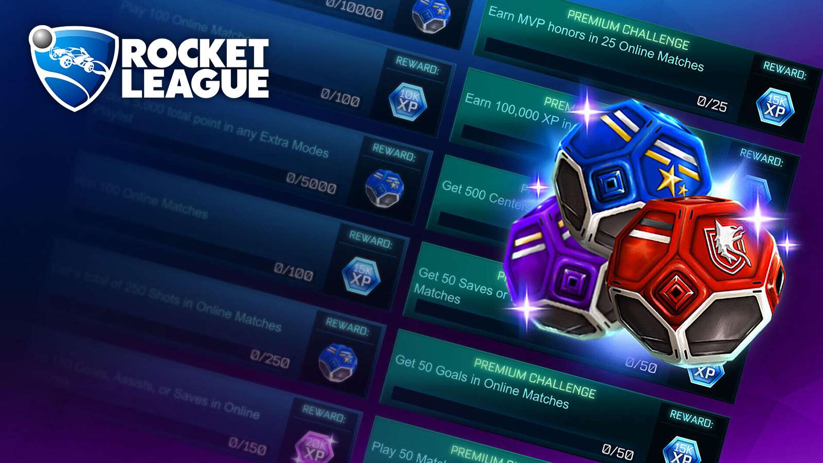 Rocket League Season 1 Tournament Challenges