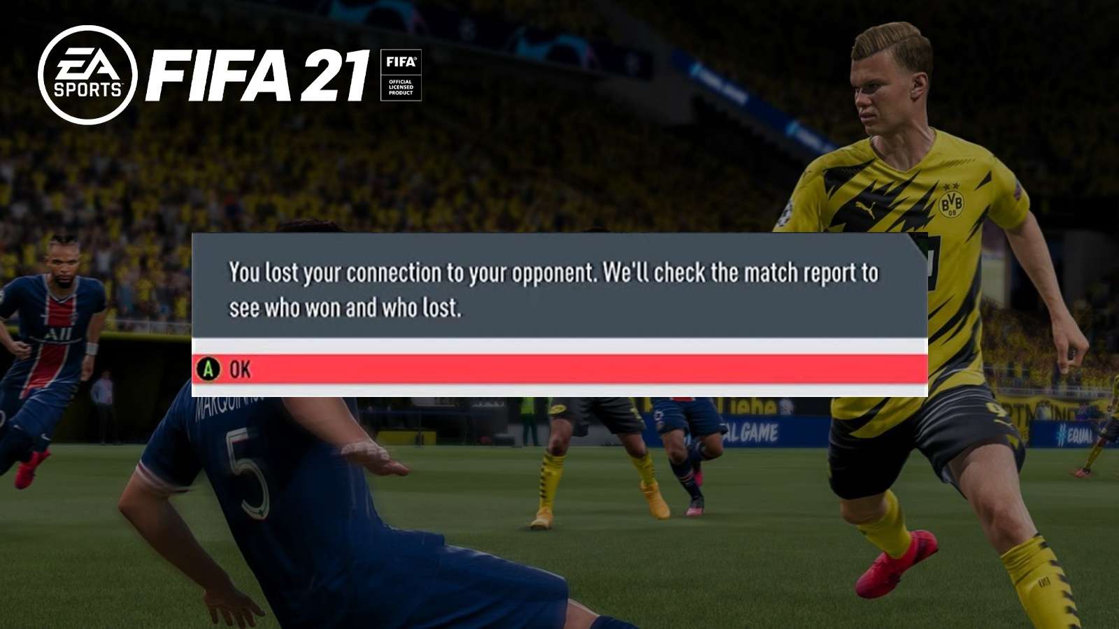 Erling Haaland FIFA 21 rage quit