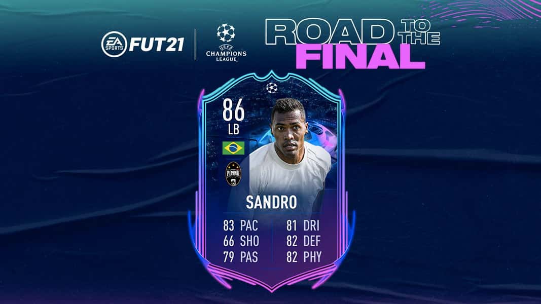 Alex Sandro RTTF card in FIFA 21