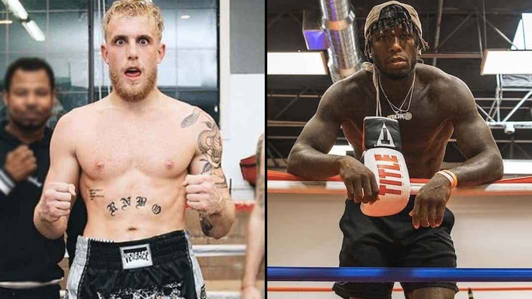 Jake Paul and Nate Robinson gearing up for a boxing match