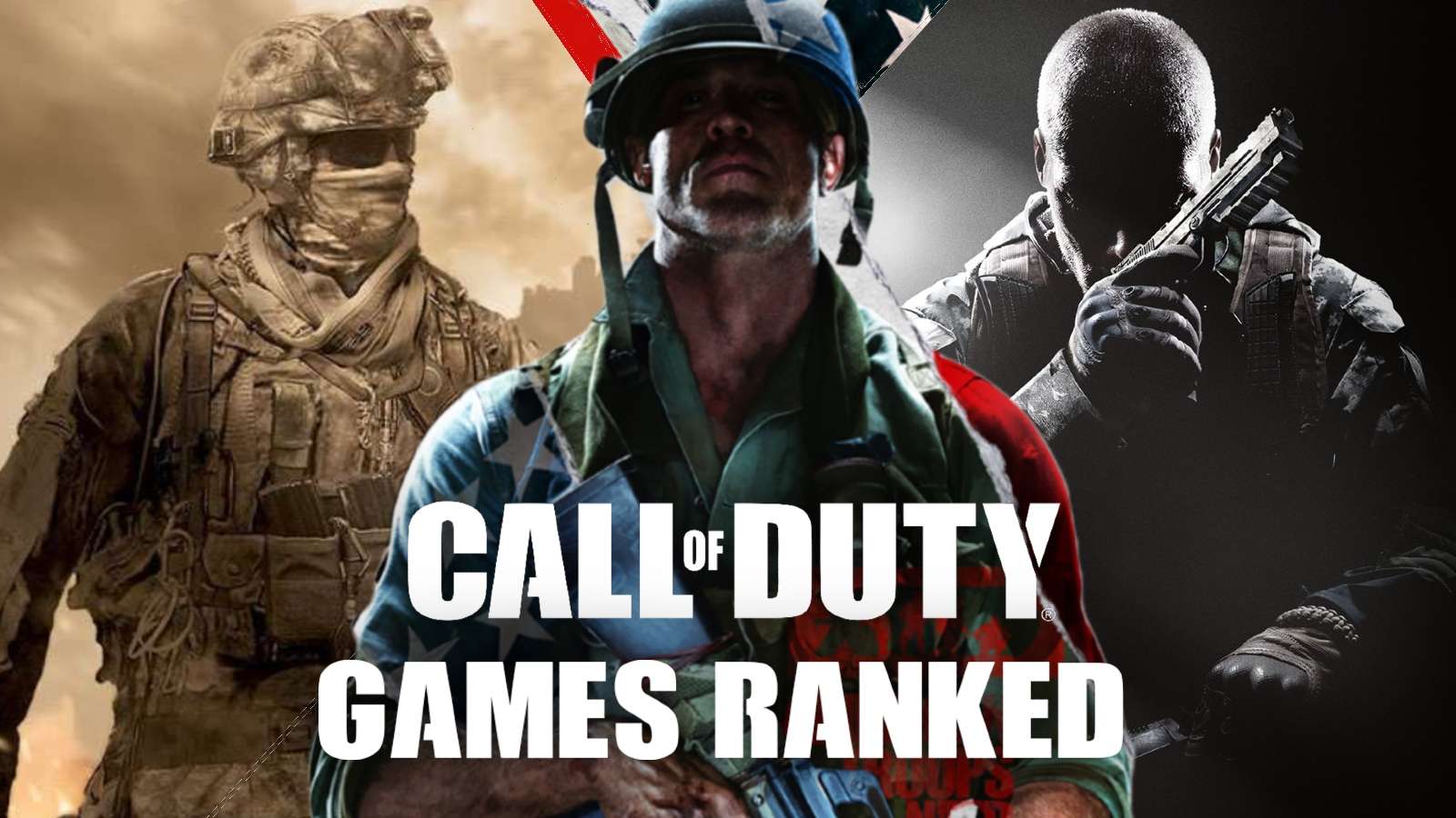 Call of Duty games ranked Modern Warfare 2, Black Ops 2, Black Ops Cold War