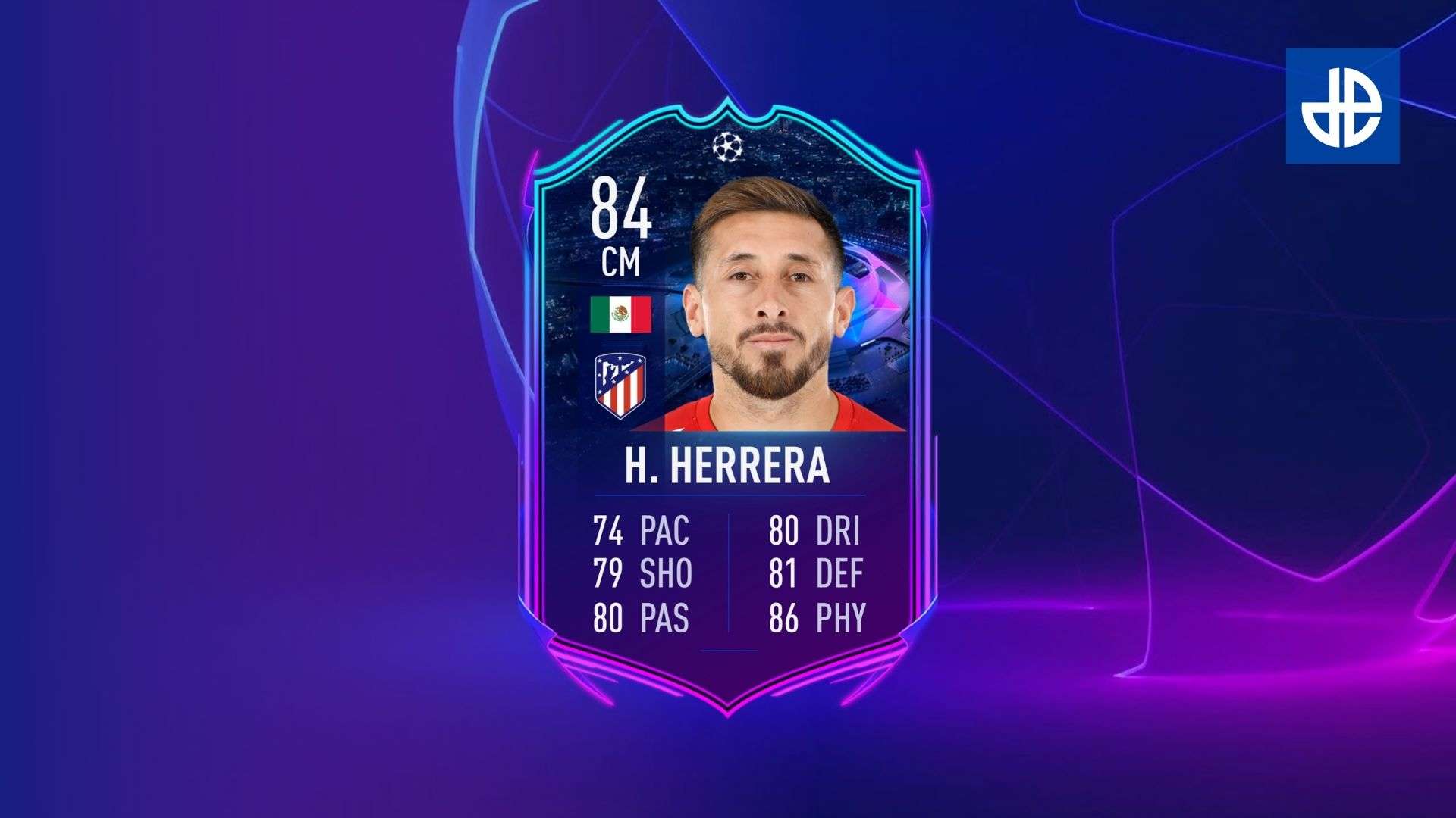 Hector Herrera SBC card in FIFA 21