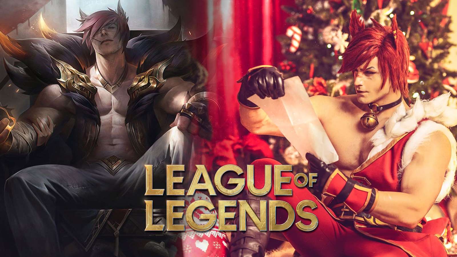 Christmas Sett cosplay in League of Legends by Taryn