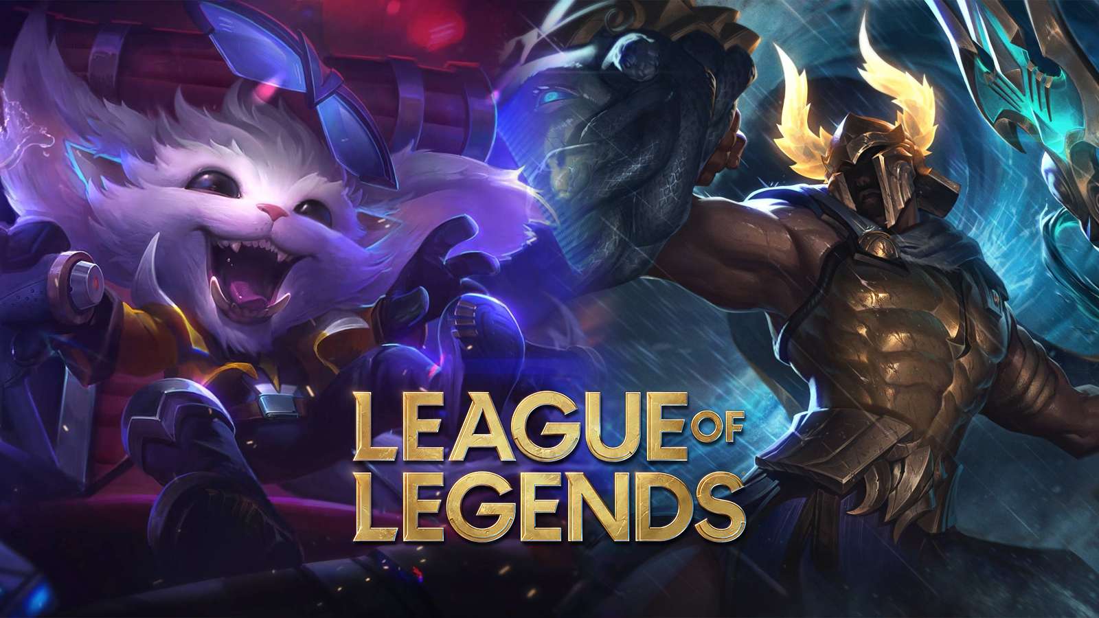 Super Galaxy Gnar and Perseus Pantheon in League of Legends