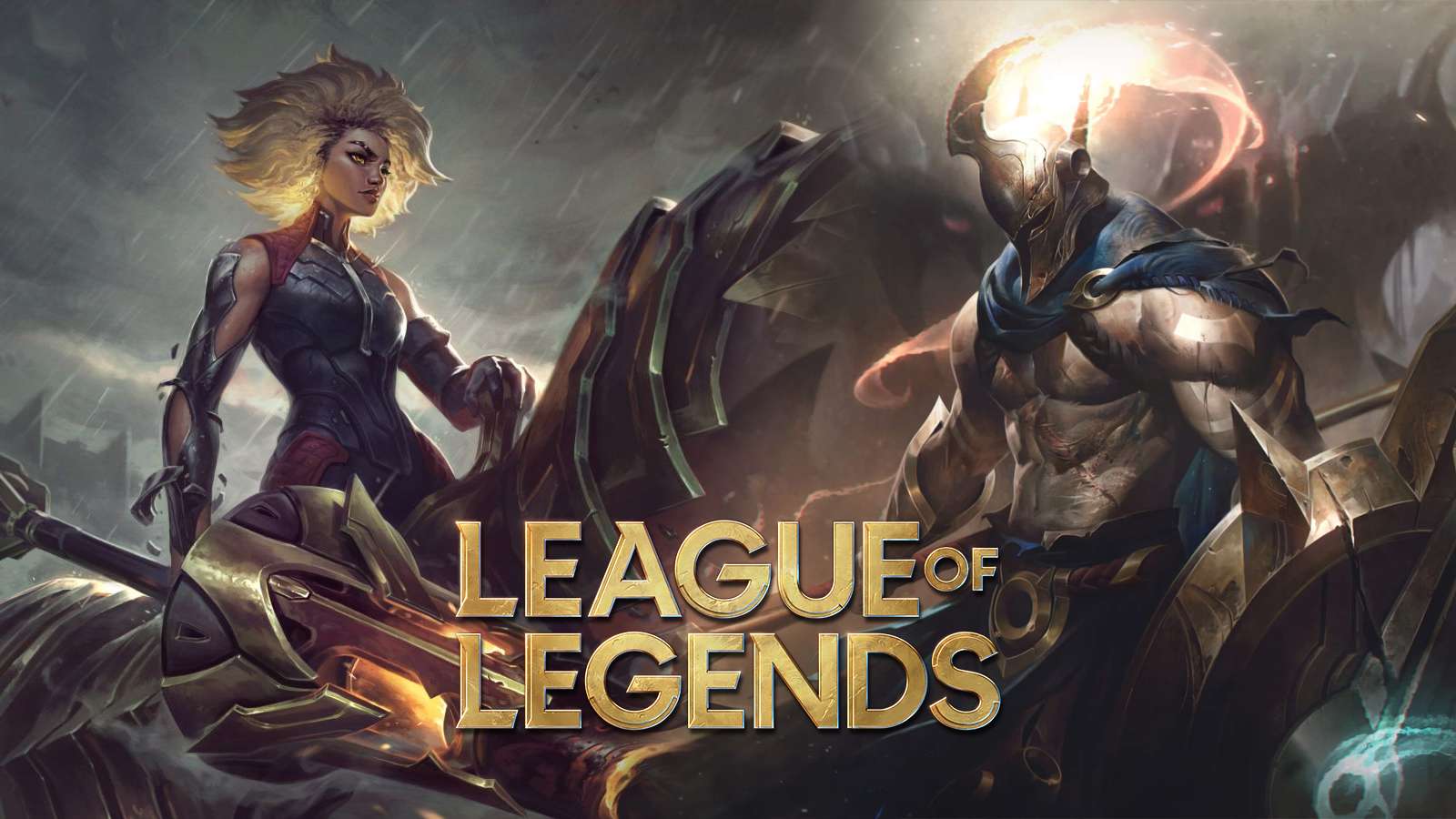 Rell and Pantheon in League of Legends