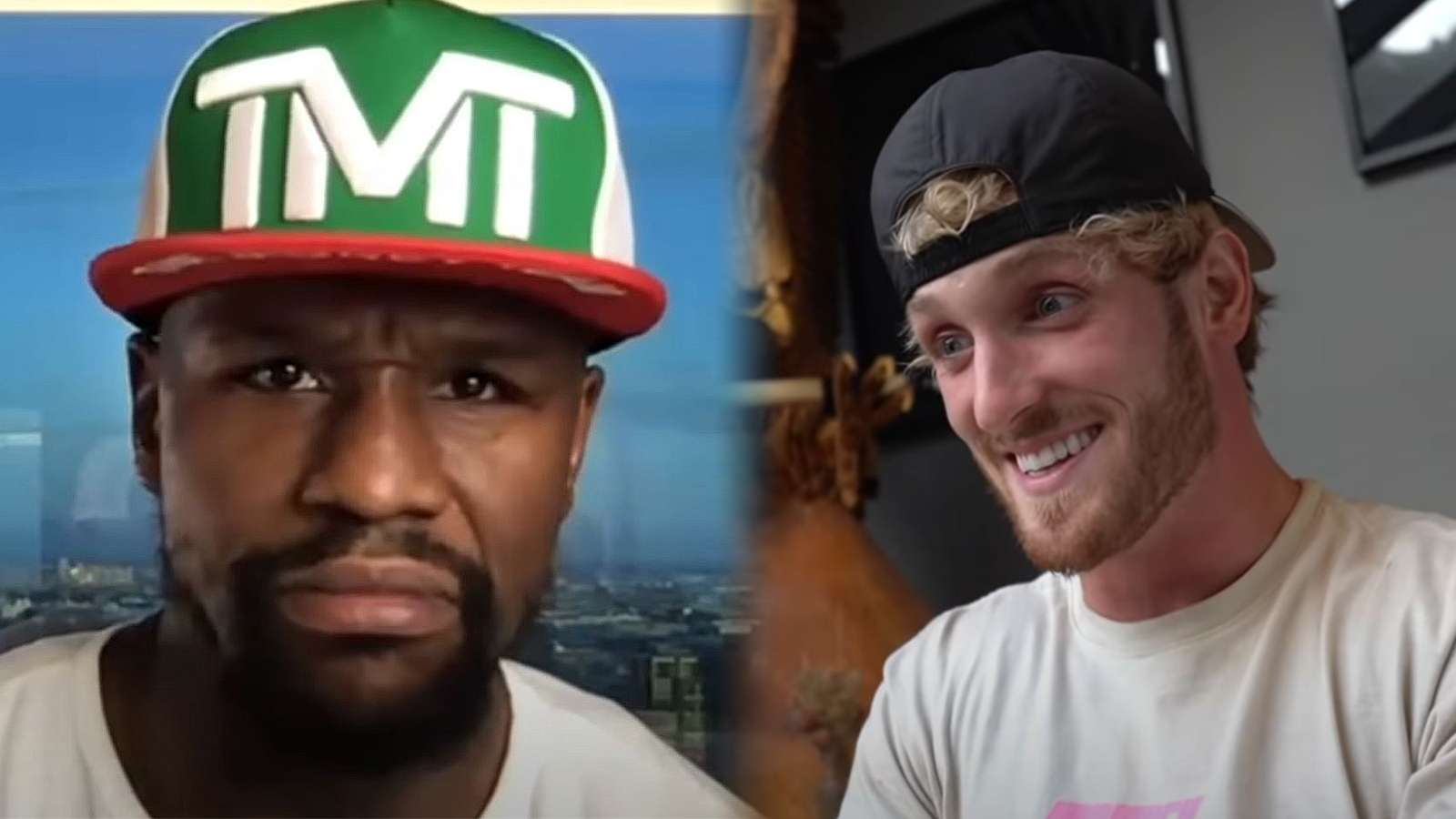 Logan Paul shares FaceTime call with Floyd Mayweather