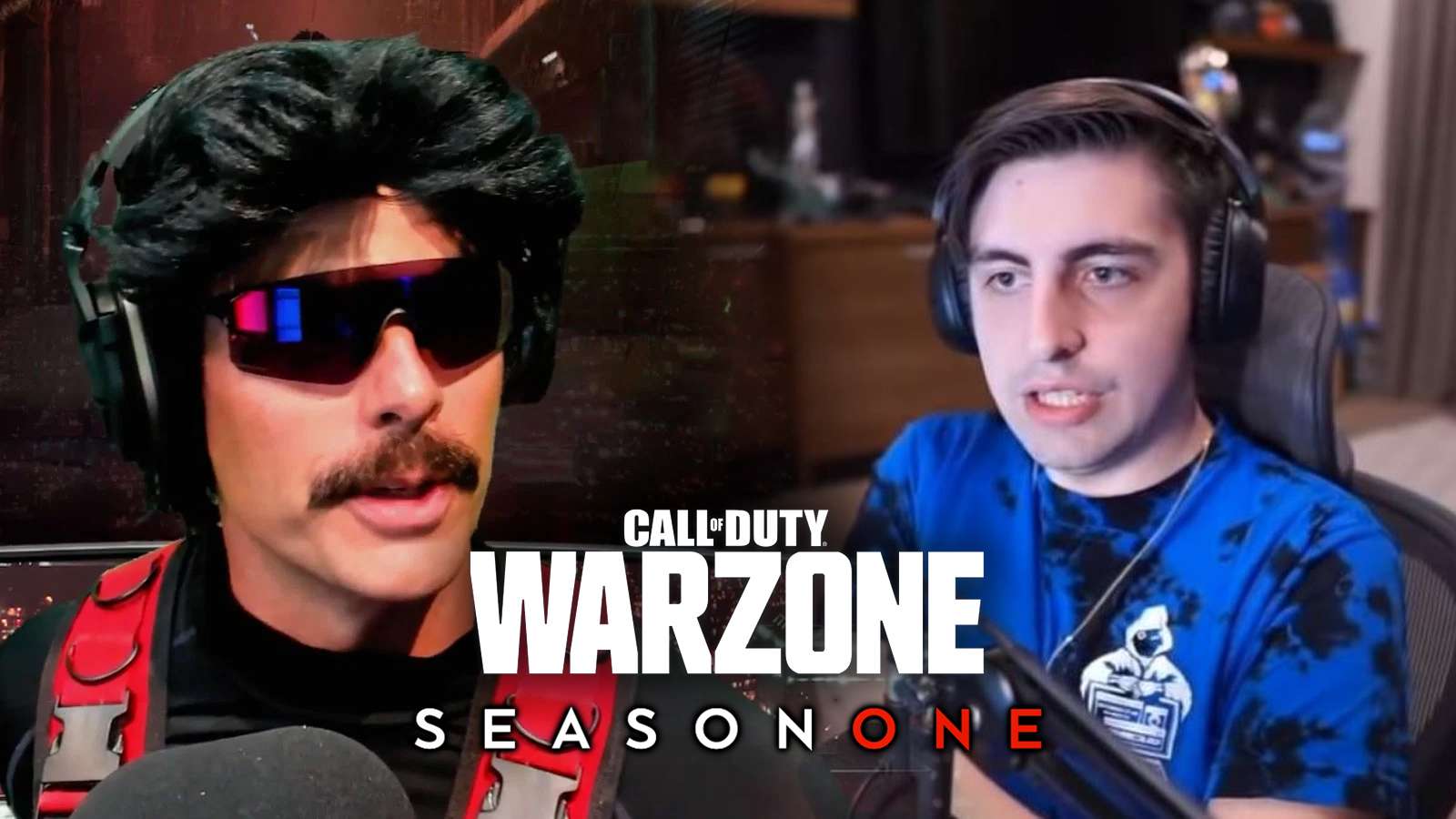 Shroud and Dr Disrespect playing Warzone Season 1