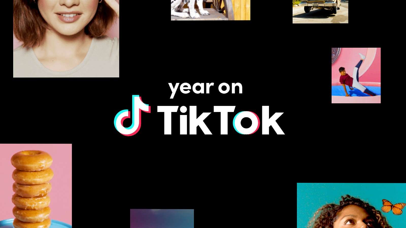 TikTok banner for Year on TikTok