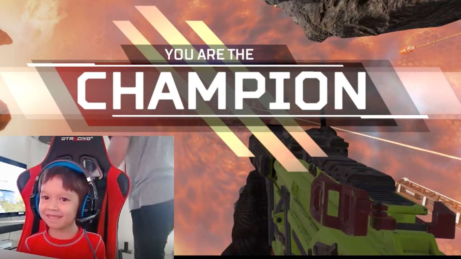 apex legends five year old child wins match