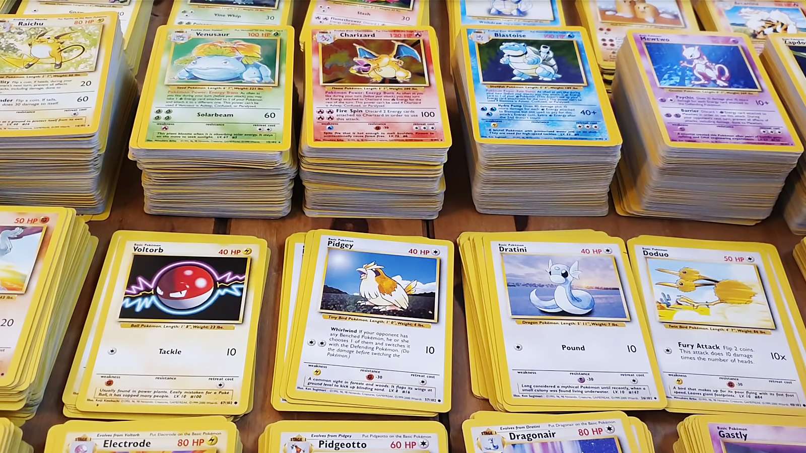 Screenshot of YouTubers viral Pokemon Card collection worth millions.