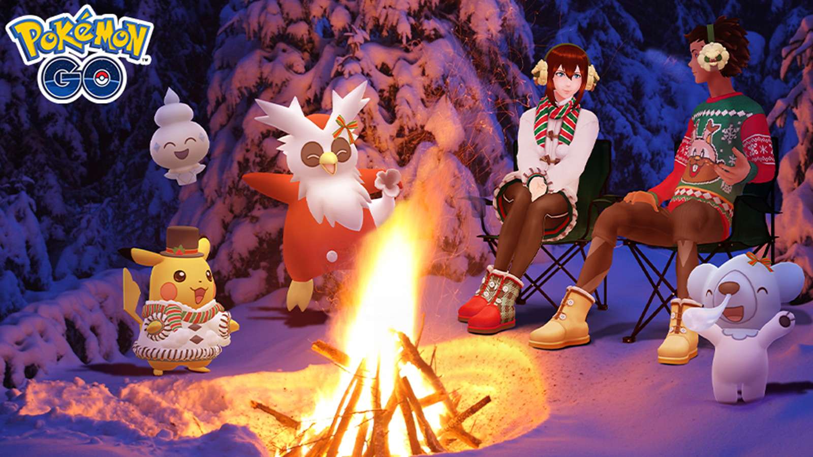 Pokemon Go Holidays 2020 promotional.