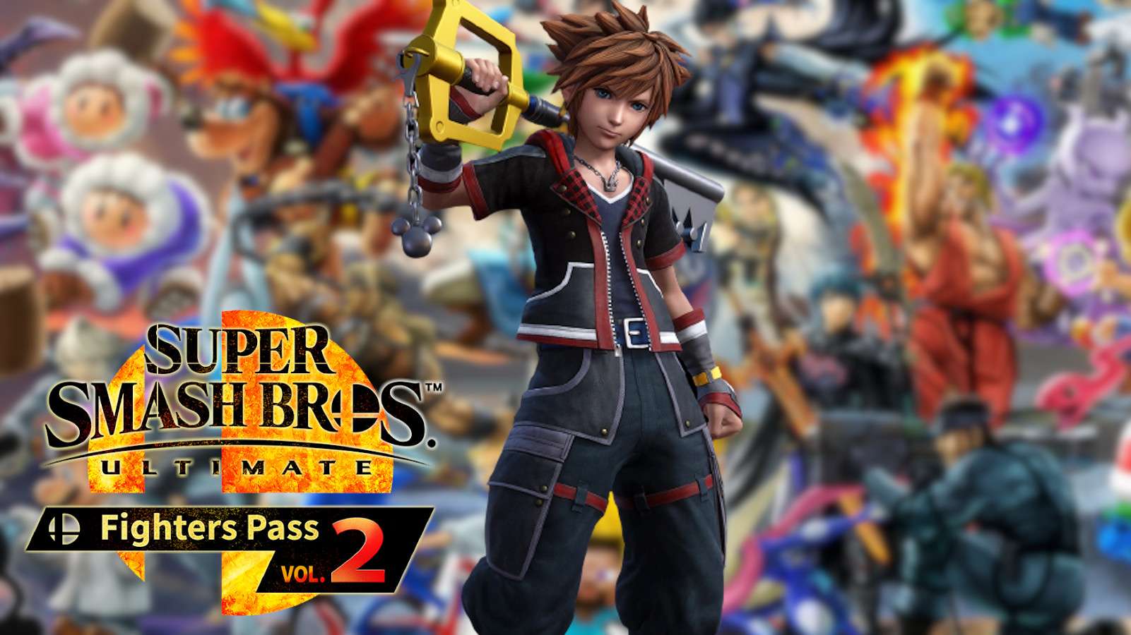 Sora from Kingdom Hearts in Smash Ultimate Fighters Pass Volume 2